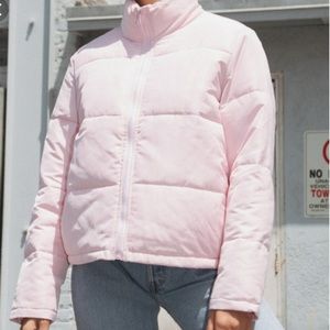 Macy pink puffer jacket